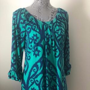 Women's damask tunic top